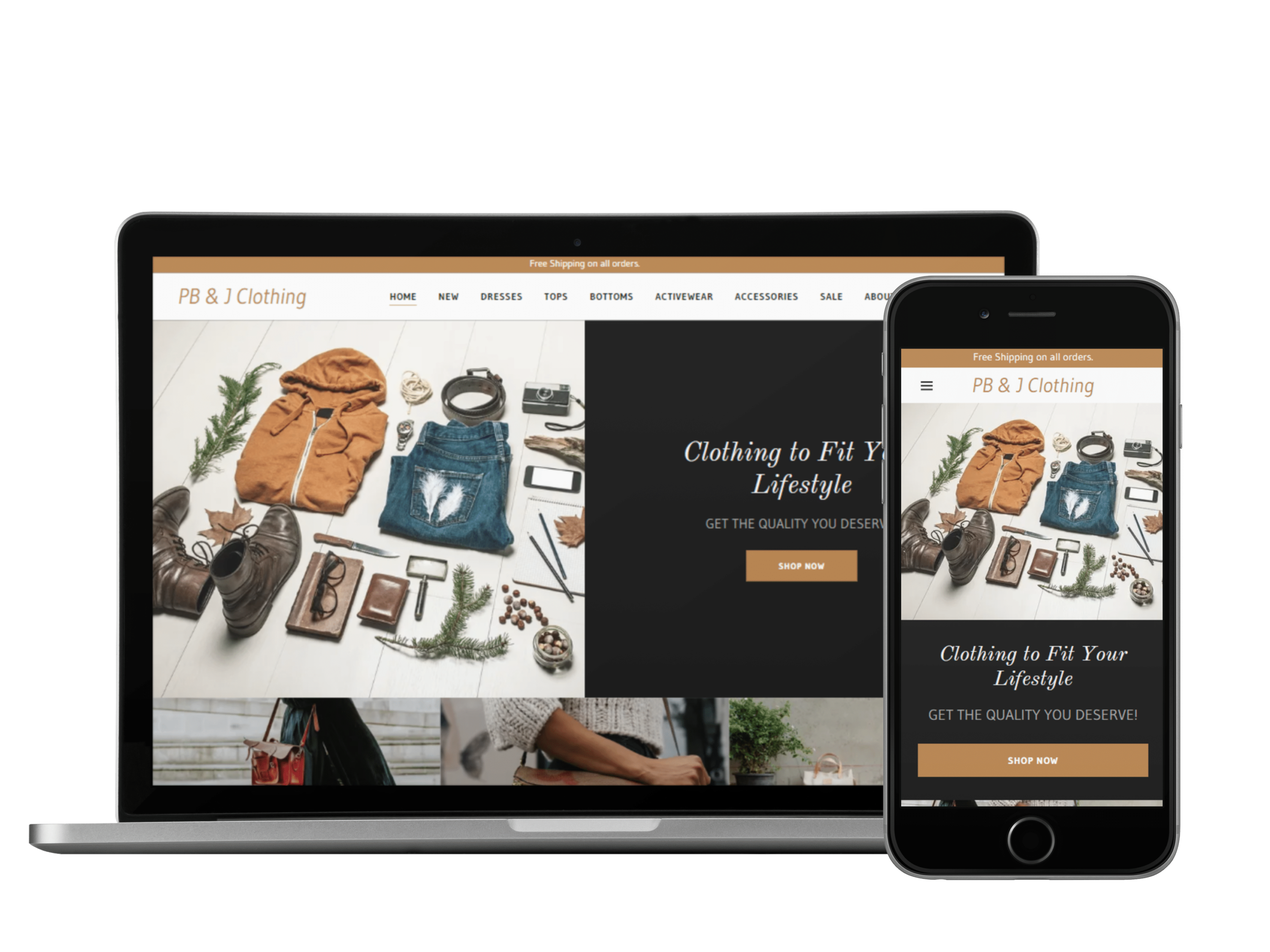 A Clothing eCommerce Site built by Zealous Social